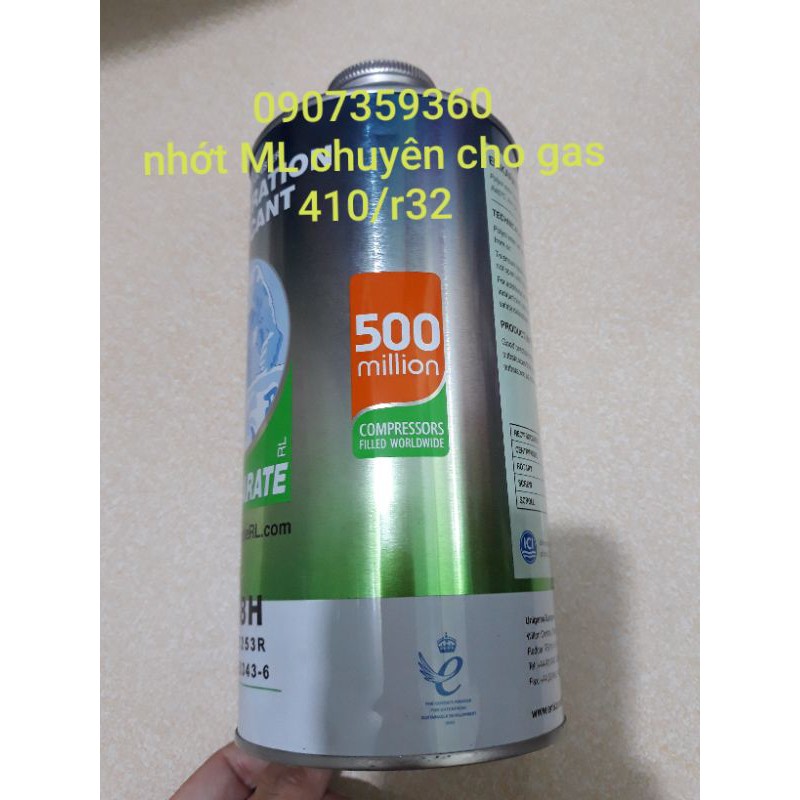Nhớt máy lạnh chuyên dùng cho gas 410/r32