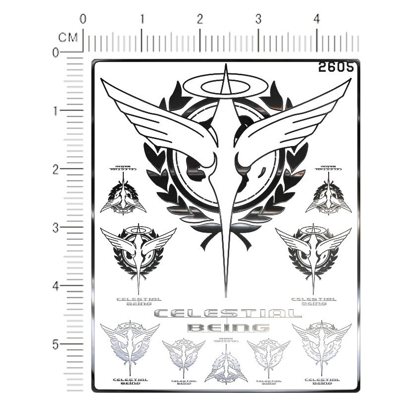 Decal dán Kim Loại Celestial Being