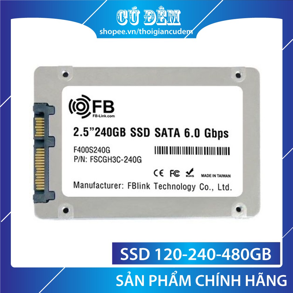 Ổ Cứng SSD FB-Link 480GB 240GB 120GB HM300 2.5 inch, SATA III BH Chính Hãng 3 năm | BigBuy360 - bigbuy360.vn