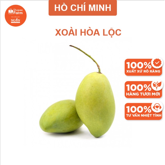 [HCM] Xoài Hòa Lộc Quả To Giòn - ShopeeFarm