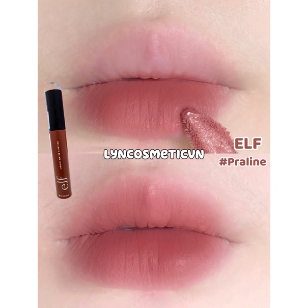 Son kem lỳ siêu  ELF LIQUID MATTE LIPSTICK mịn môi , không trôi , không dính cốc