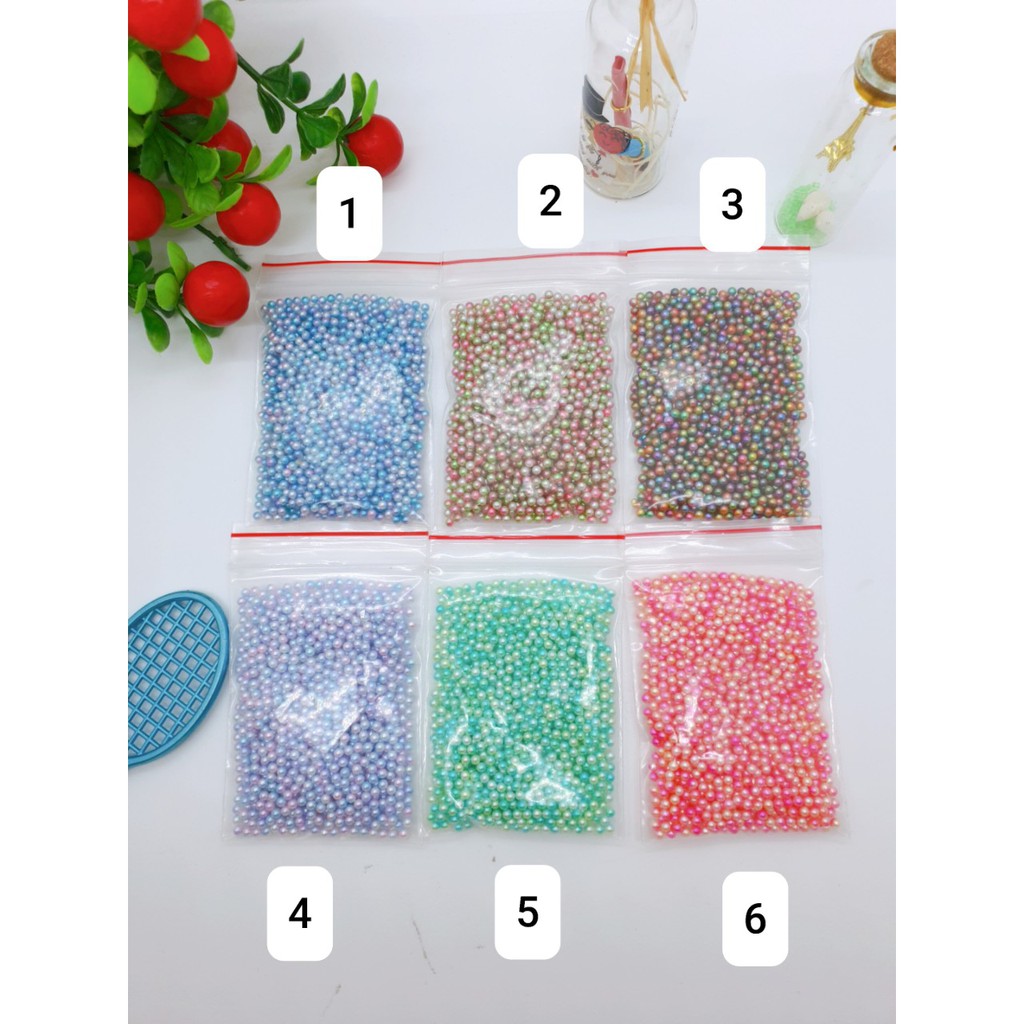 Hạt trang trí slime 20g