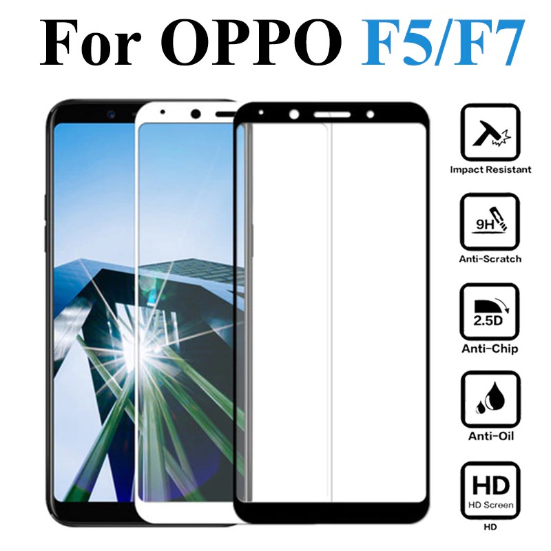 Miếng dán cường lực cho Oppo F7 2Pcs for F5 F6 F9 F11