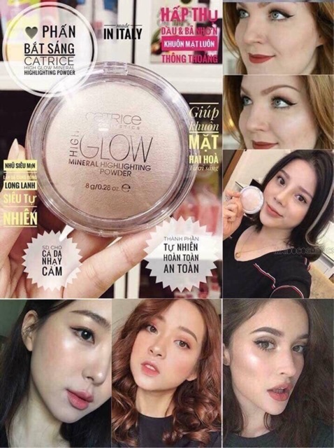 Phấn highlight bắt sáng Catrice high hlow mineral