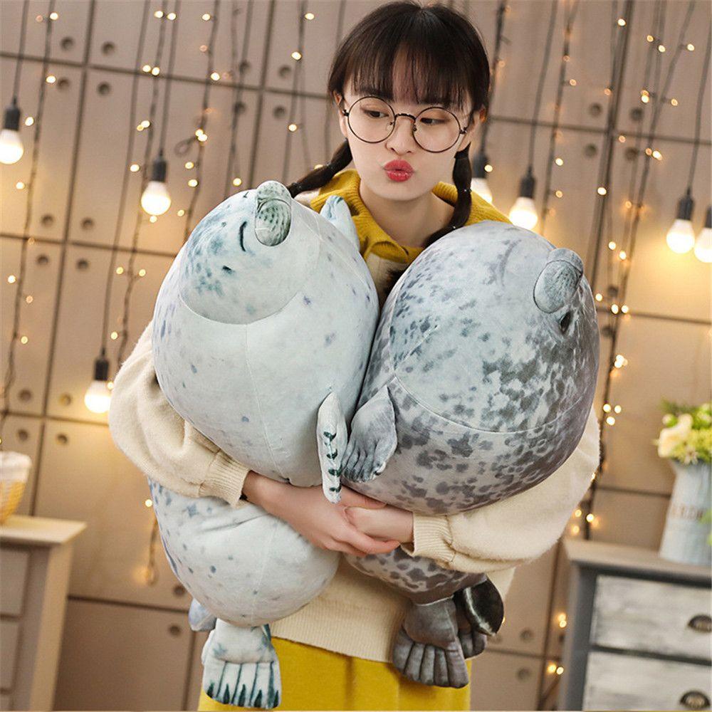 Gối Ngủ Nhồi Bông Mềm Mại Kích Thước 20cm / 30cm / 40cm / 60cm Dùng Làm Quà Tặng Valentine