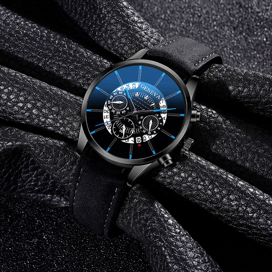 Đồng Hồ Quartz Geneva Dây Da