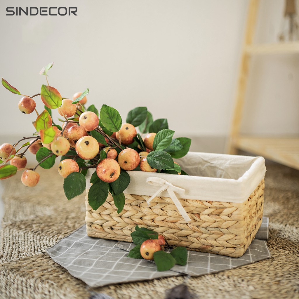 Giỏ Lục bình đa năng Sindecor Để Đồ Đựng Quần Áo Nội Thất Phòng Ngủ Và Làm Việc