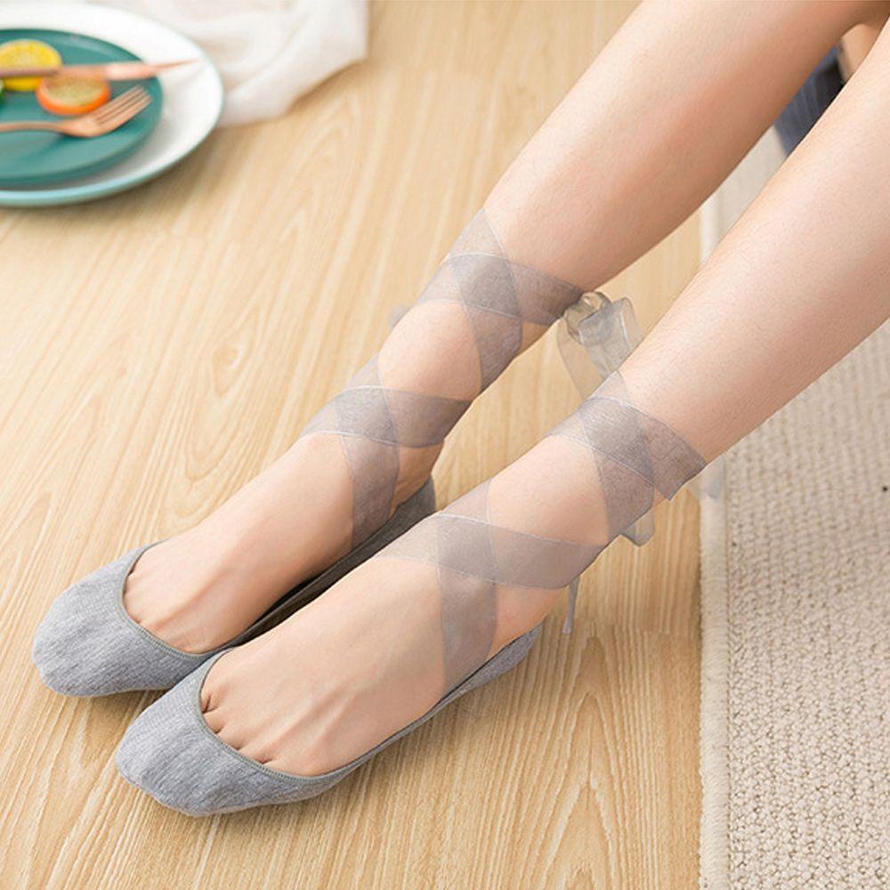 AROMA Vớ Ngắn Bằng Cotton Màu Sắc Ngọt Ngào Chống Trượt Thoải Mái Cho Nữ