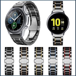 Phù Hợp Dây Đeo Bằng Gốm Hình Bướm Cho Đồng Hồ Samsung Galaxy Watch 3 45mm 41mm / Active 2 Samsung watch3
