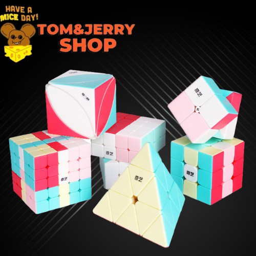 Bộ sưu tập, Rubik Neon Qiyi 2x2 3x3 4x4 tam giác cựu đỉnh được Tom And Jerry shop phân phối.