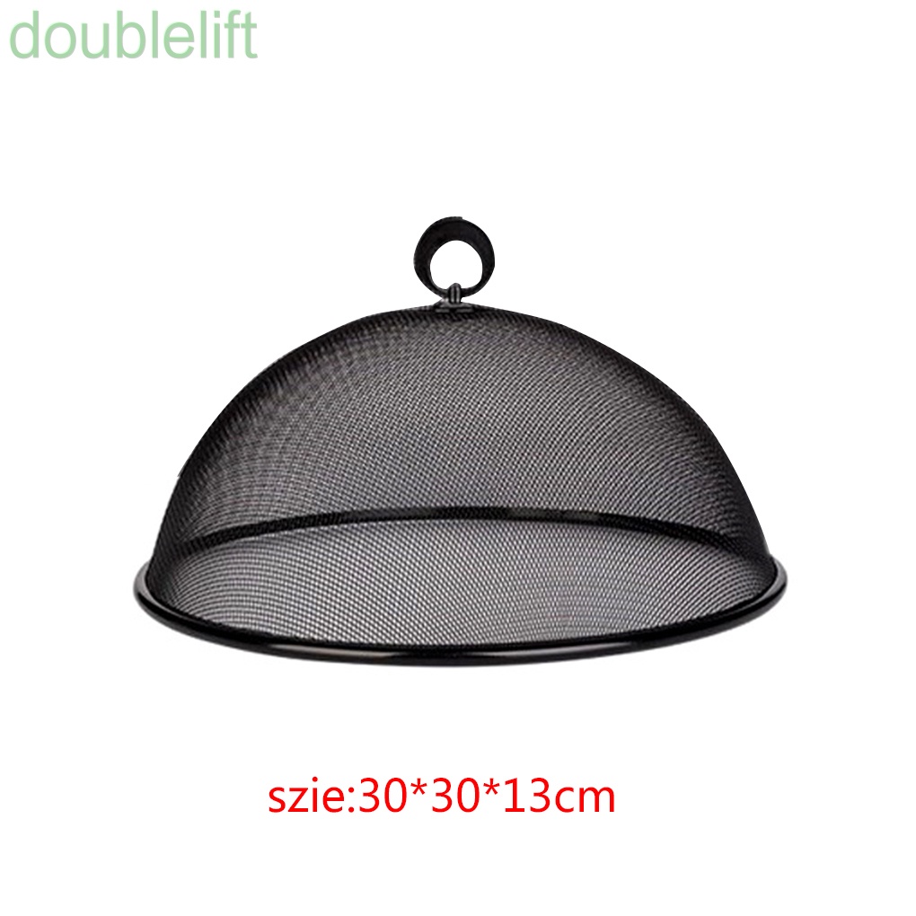 Lồng đậy thức ăn bằng thép không gỉ màu đen chống bụi chống ruồi chuyên dụng