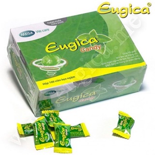 Kẹo ngậm thảo dược giảm ho Eugica candy hộp 100v