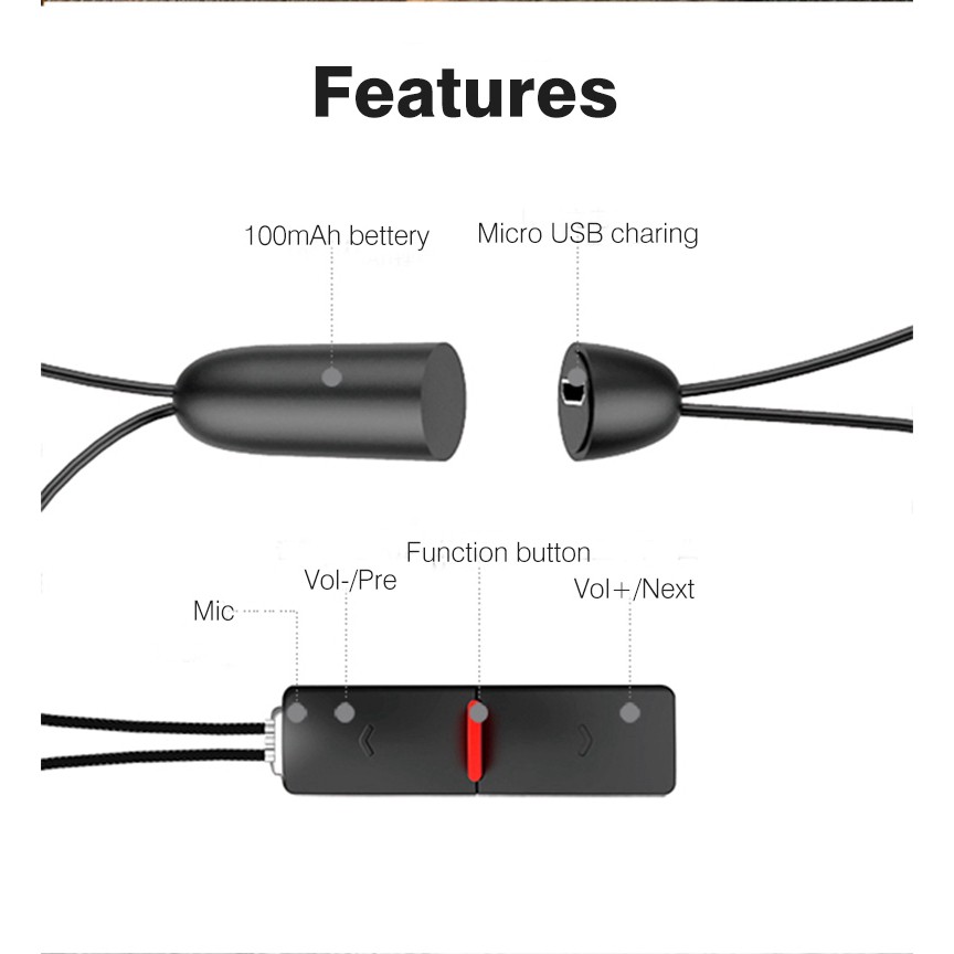 Tai nghe Bluetooth thể thao REMAX APT-X 4.1