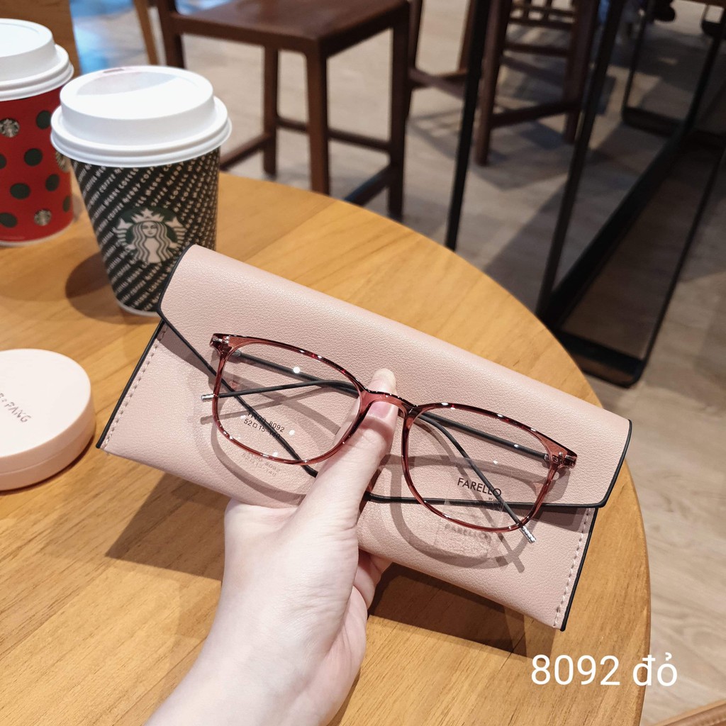 [Mã FARSSTGRE giảm 5K đơn bất kỳ] Gọng kính cận vuông, càng kính mảnh nhẹ 8092 | BigBuy360 - bigbuy360.vn