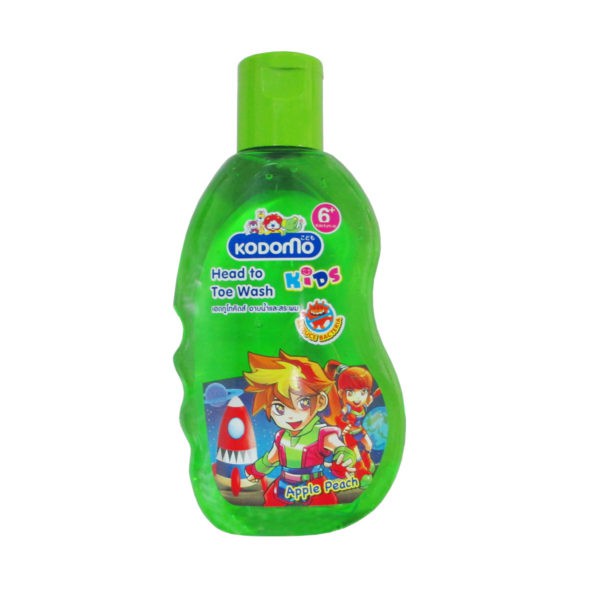 Dầu tắm gội trẻ em Kodomo Apple Peach - 200ml