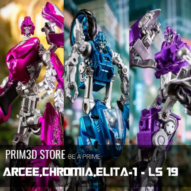 Mô hình Transformers Arcee, Chromia, Elita-1 Aoyimech(BmB) LS-19