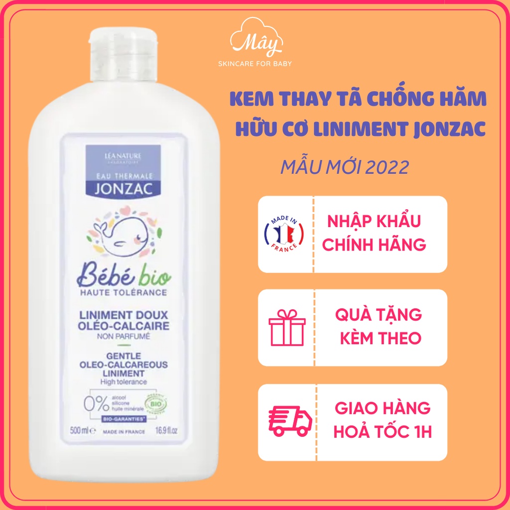 Kem thay tã bỉm và chống hăm hữu cơ cho bé từ sơ sinh Liniment Eau Thermale Jonzac