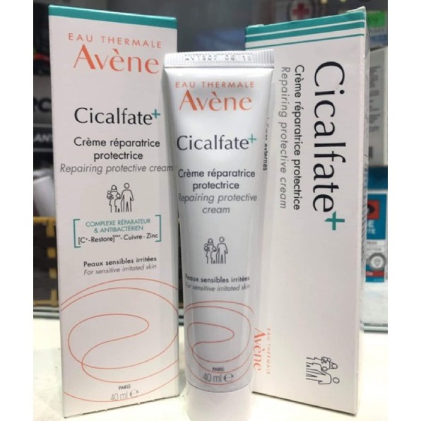 Kem Dưỡng Da Avene Eau Thermale Cicalfate+ Repairing Giúp Phục Hồi Da Cho Da Mỏng Và Nhạy Cảm 40ml