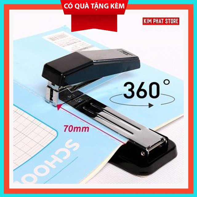 Dập ghim xoay 3 chiều Deli - 0828