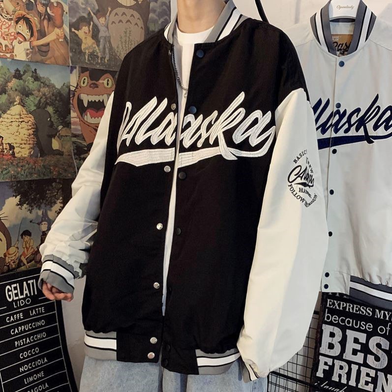 Áo khoác bomber chất dù form rộng Alaska Gutado thời trang nam nữ unisex phong cách Hàn quốc