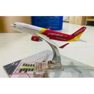 mô hình máy bay giá rẻ Vietjet A320 vt28