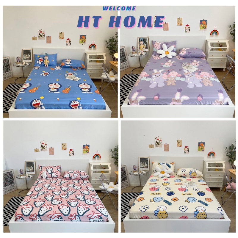 Vỏ gối ôm 35x100 bao gối ôm cotton 5D mềm mại mẫu mã đa dạng HT Home