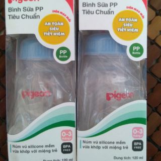 Bình sữa con vịt 120ml Pigeon cho bé yêu