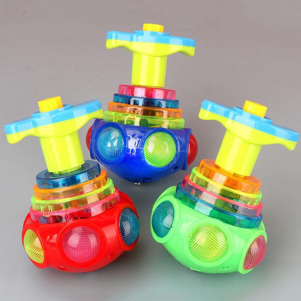 Con Quay Đồ Chơi Spinner Có ĐèN LED NhiềU MàU, HìNh UFO 3 Dễ Thương