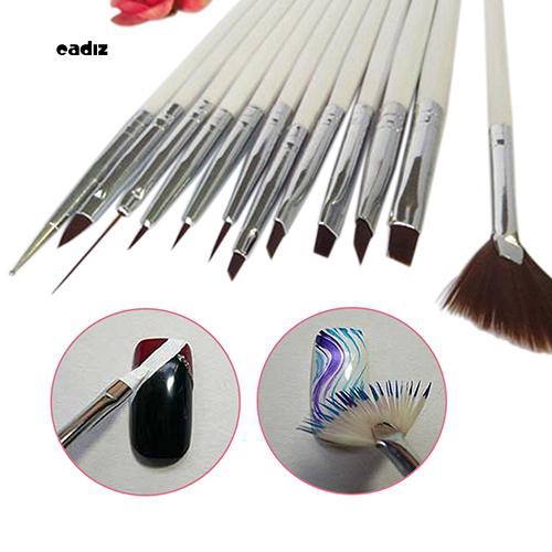 [Hàng mới về] Bộ 12 cọ vẽ trang trí móng tay nghệ thuật chất lượng cao