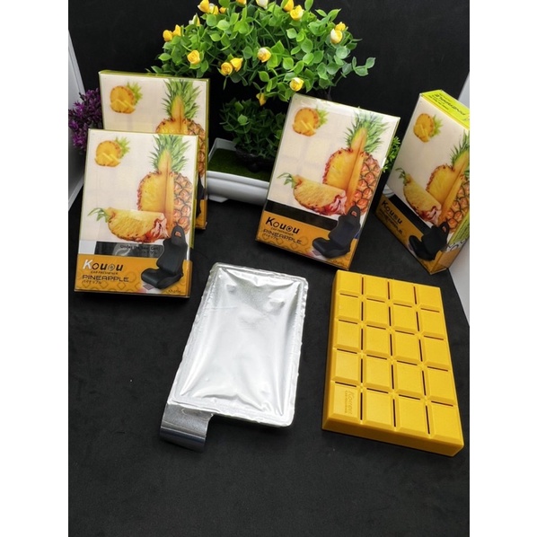 Sáp thơm hương dứa KOUOU để xe ô tô,sáp dứa khủ mùi xe ô tô