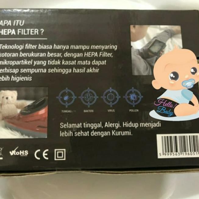 Bộ Lọc Hepa Kurumi Cho Máy Hút Bụi Kv-01 | BigBuy360 - bigbuy360.vn