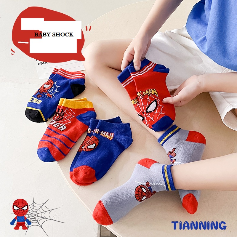 MẪU MỚI 2023_Sét tất siêu nhân cổ lỡ, cổ dài cho bé trai 1-12 tuổi