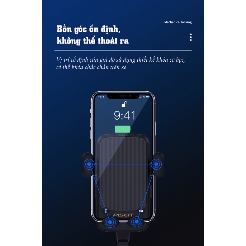Giá đỡ điện thoại PISEN Riding M1 Phone (ND-CZ11) - Hàng chính hãng