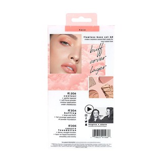 Bộ Cọ Trang Điểm Real Techniques Flawless Base Set 2.0