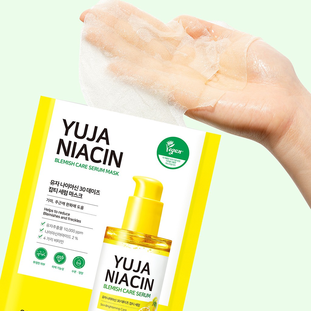 Mặt Nạ Dưỡng Trắng Da Some By Mi Yuja Niacin 30 Days 25g