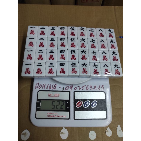 Bộ mạt chược, mạc chược, mahjong cao cấp 144 Quân Size 30mm , Size 24mm