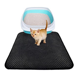 thảm lót khay vệ sinh nhà vệ sinh cho mèo chống văng cát ra nhà 40x50cm