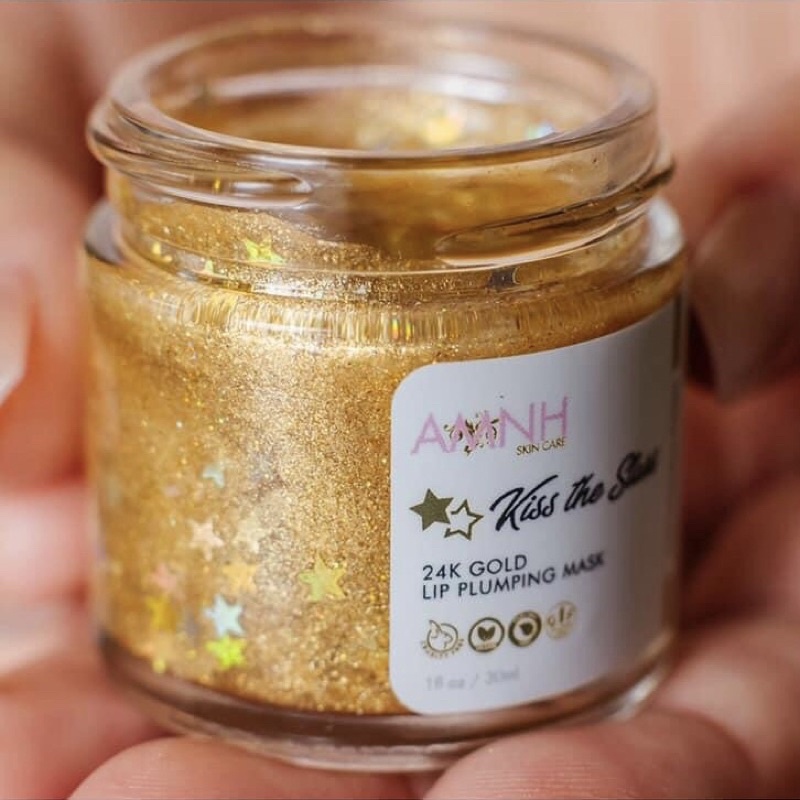 Mặt nạ cho môi Aminah Kiss The Stars 24K Gold Lip Mask