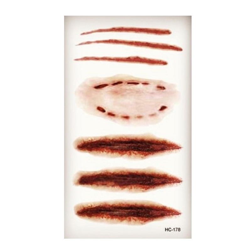 Bộ 2 Dụng Cụ Trang Điểm Hóa Trang Halloween Độc Đáo