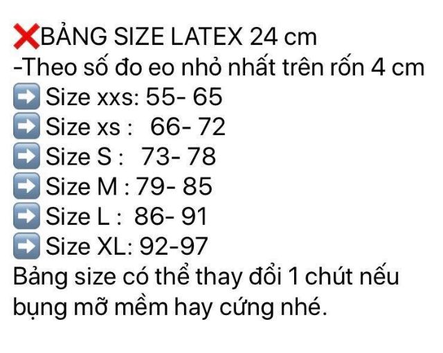 Đai nịt bụng (gen siết giảm eo) latex 9 xương nhập khẩu chính hãng Hi Lạp có 24cm và 29cm