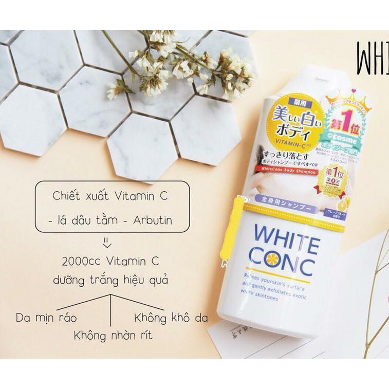 Sữa tắm White Conc Body