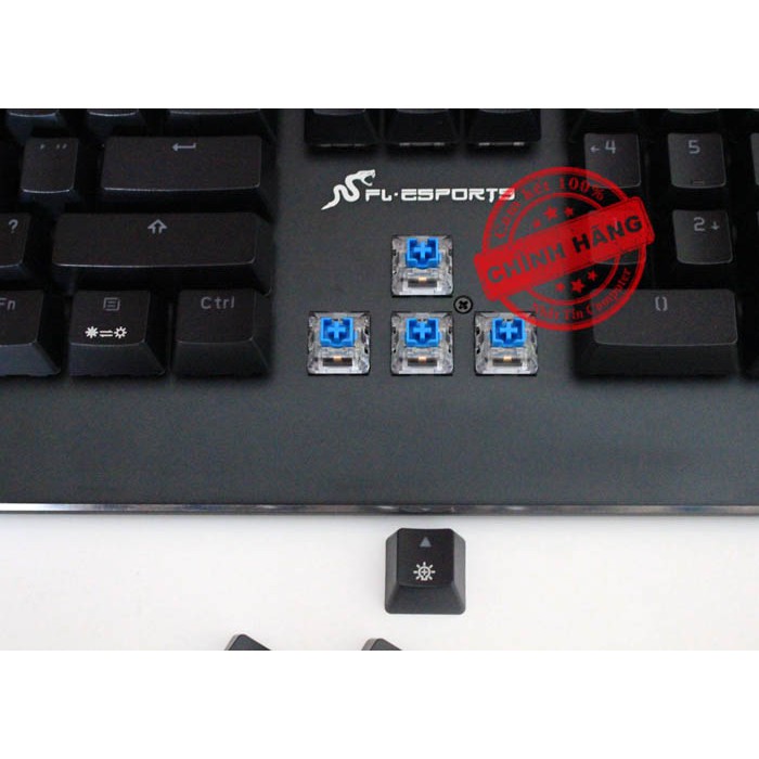 Bàn phím cơ Blue Switch cao cấp FL Esports TT104