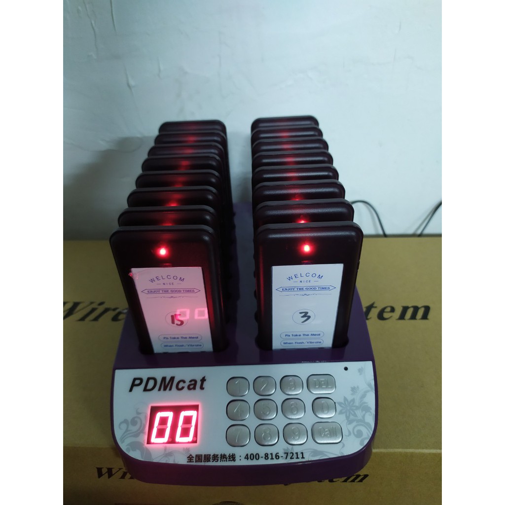 Bộ 16 thẻ rung tự phục vụ