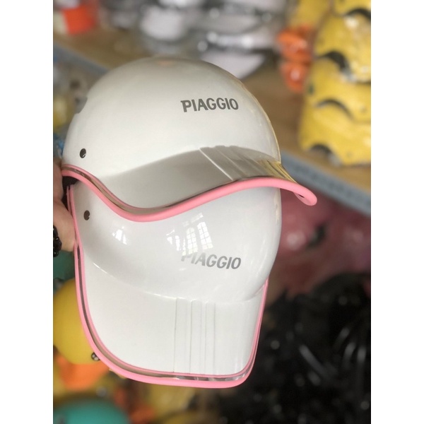 Nón Bảo Hiểm Kết PIAGGIO Thời Trang Nam Nữ Cao Cấp