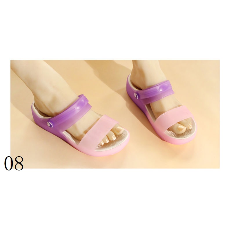 Dép Sandal Đế Xuồng Dày Hai Lớp Chống Trượt Thời Trang Mùa Hè Hàn Quốc Hàng Mới 2021 Dành Cho Bạn Nữ Mang Trong Nhà / Đi Biển