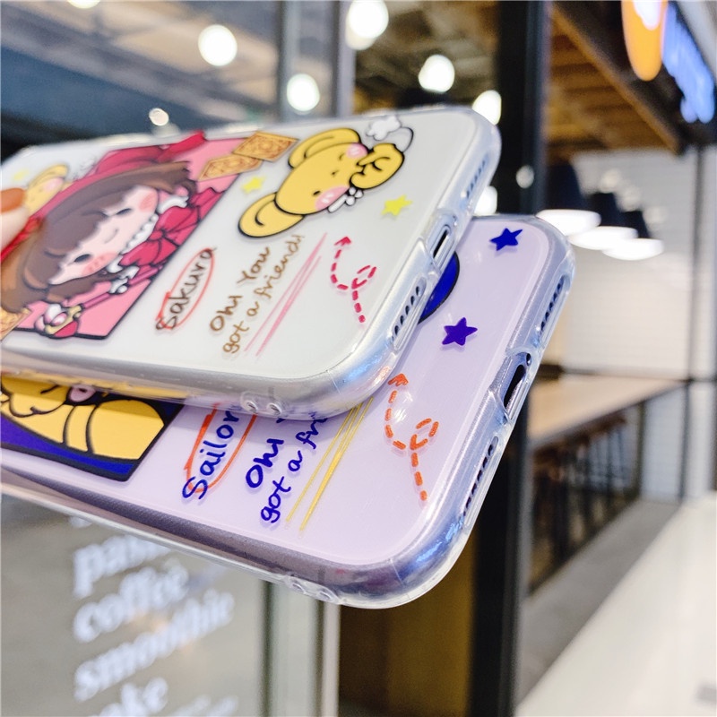 Ốp điện thoại thủy thủ mặt trăng thích hợp cho IPHONE 13 PRO MAX XS MAX XR 12 MINI 6S PLUS 11 PRO MAX 7 8 PLUS SE 2020