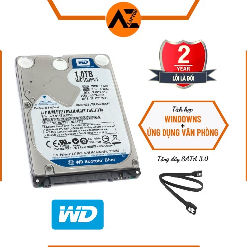 Ổ CỨNG HDD 500GB CHO LAPTOP DELL / HP / ACER / ASUS / LENOVO (Bảo hành 24 tháng)