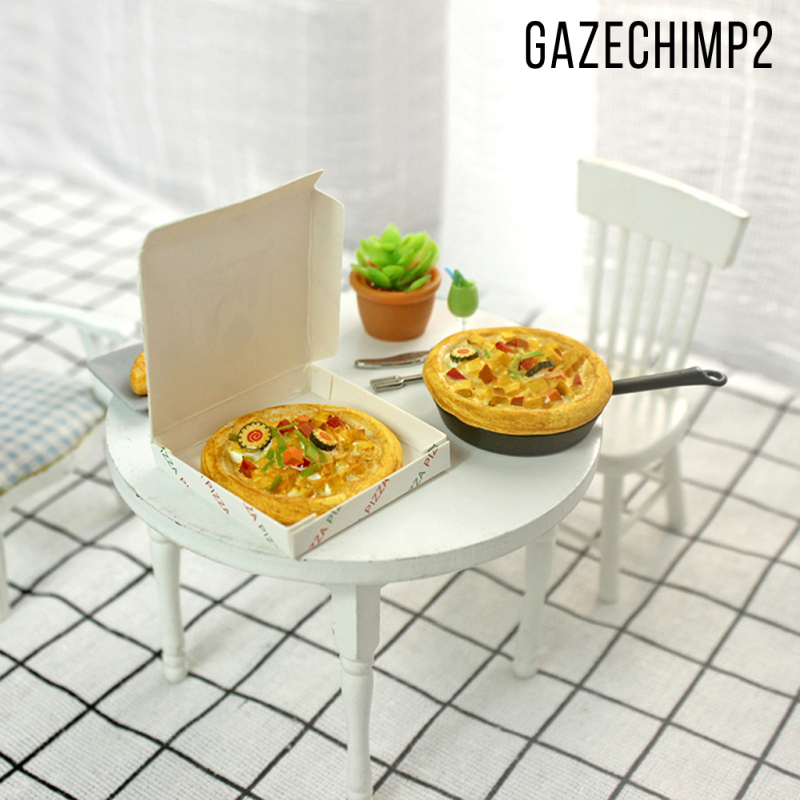 Mô Hình Bánh Pizza Đồ Chơi Nhà Búp Bê (Gazechimp2) 1: 12