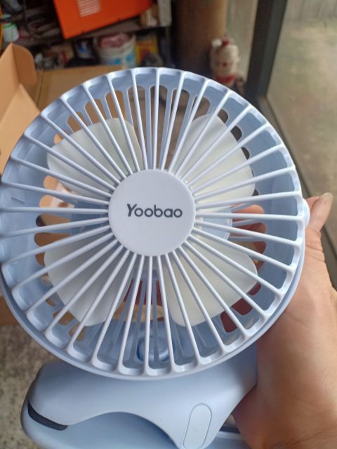 [Sẵn 6400mh] Quạt tích điện để bàn YOOBAO hàng chuẩn 6400mah dùng được 32 giờ liên tục | BigBuy360 - bigbuy360.vn