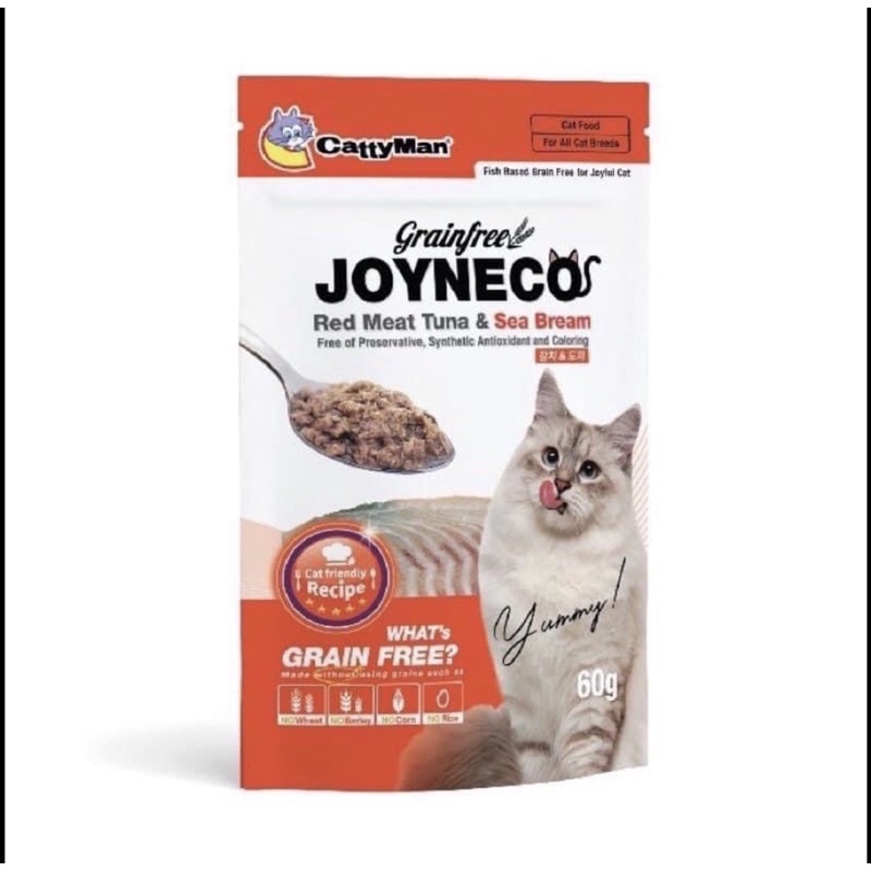 48 Gói Pate Joyneco Cattyman cho mèo túi 60g - [Quận 2] - Thức ăn dinh dưỡng cho mèo